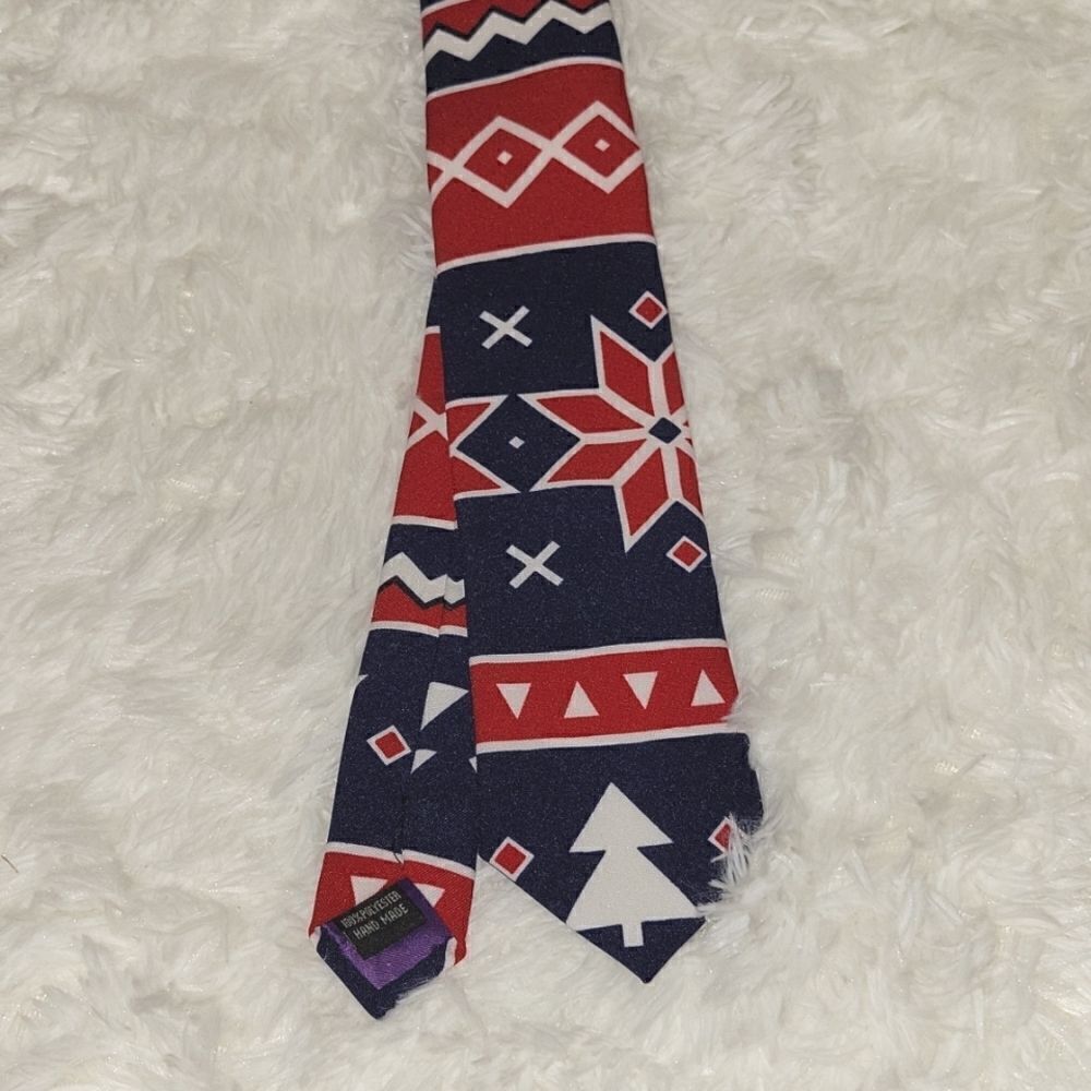 The Opposuits  Christmas Tree Snowflake Tie